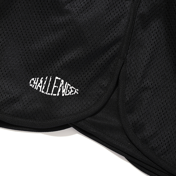 CHALLENGER/MESH TRACK SHORTS（ブラック）［メッシュトラックショーツ