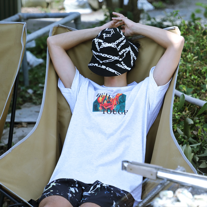 CHALLENGER/PAINTED SHORTS(ブラック)[ペインテッドショーツ-21春夏 CHALLENGER/PAINTED SHORTS(ブラック)[ペインテッドショーツ-21春夏