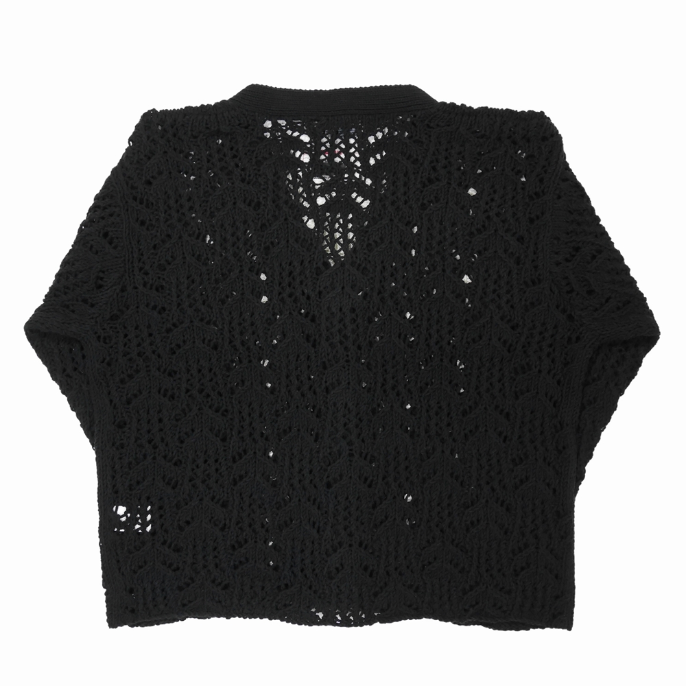 DAIRIKU/Flower Pattern Hand Knitting Cardigan(ナイト)[ハンド