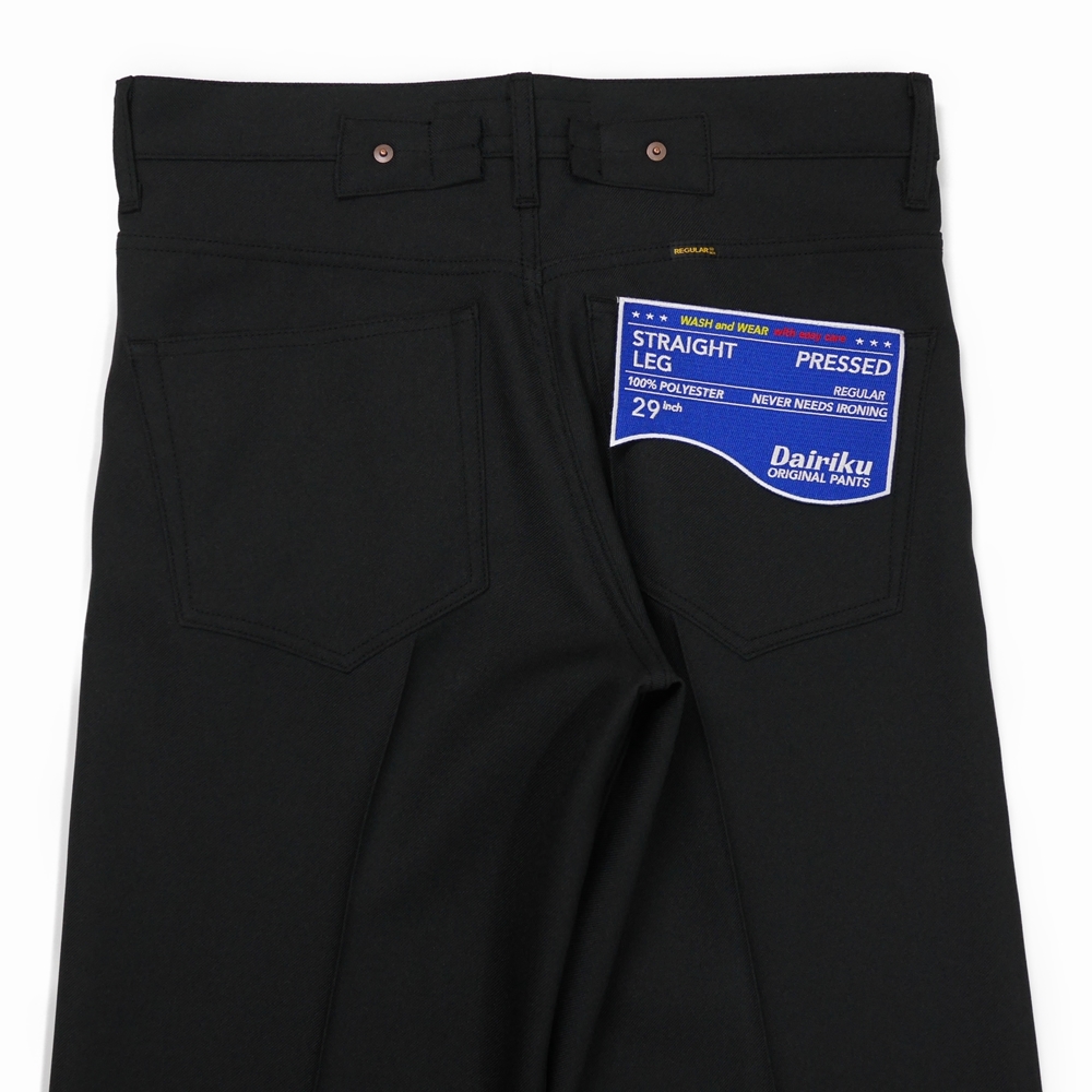 DAIRIKU/Straight Flasher Pressed Pants（ブラック）［