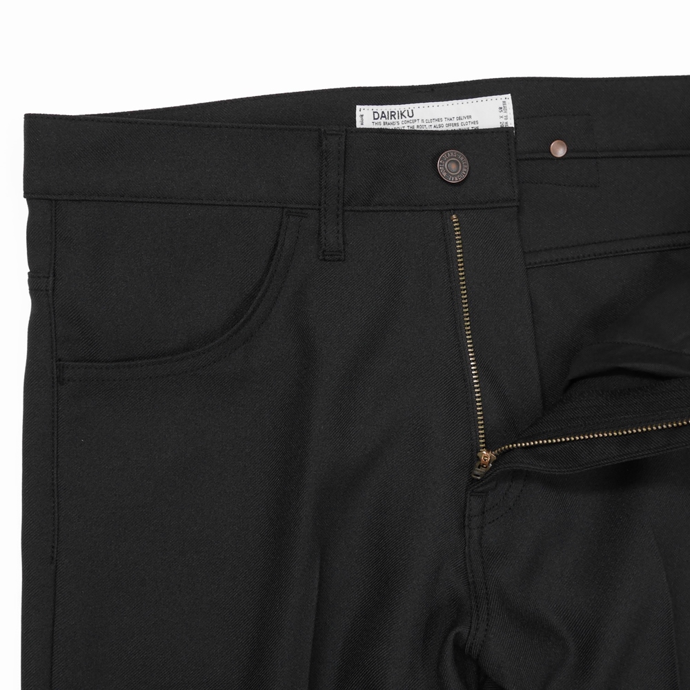 DAIRIKU/Straight Flasher Pressed Pants（ブラック）［
