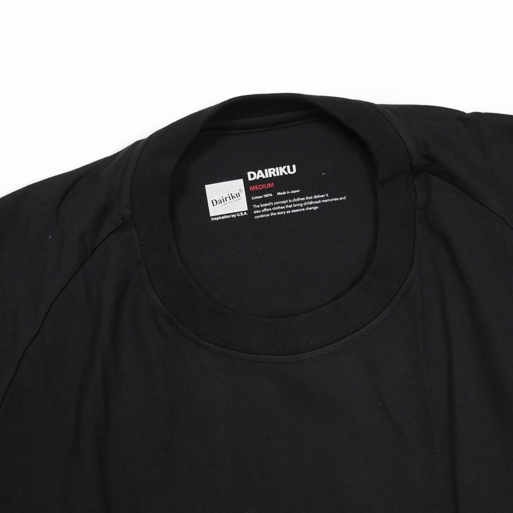 Dairiku 2piece Pack Tee Raglan Dolman Sleeve ブラック 30 Off 2pパックt 21春夏 Jonas