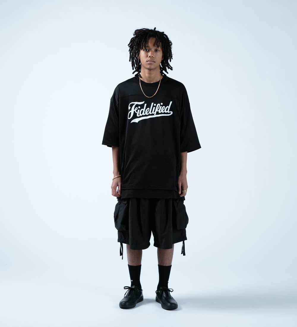 COOTIE PRODUCTIONS/R/C Football S/S Tee（Fidelified）（ブラック 