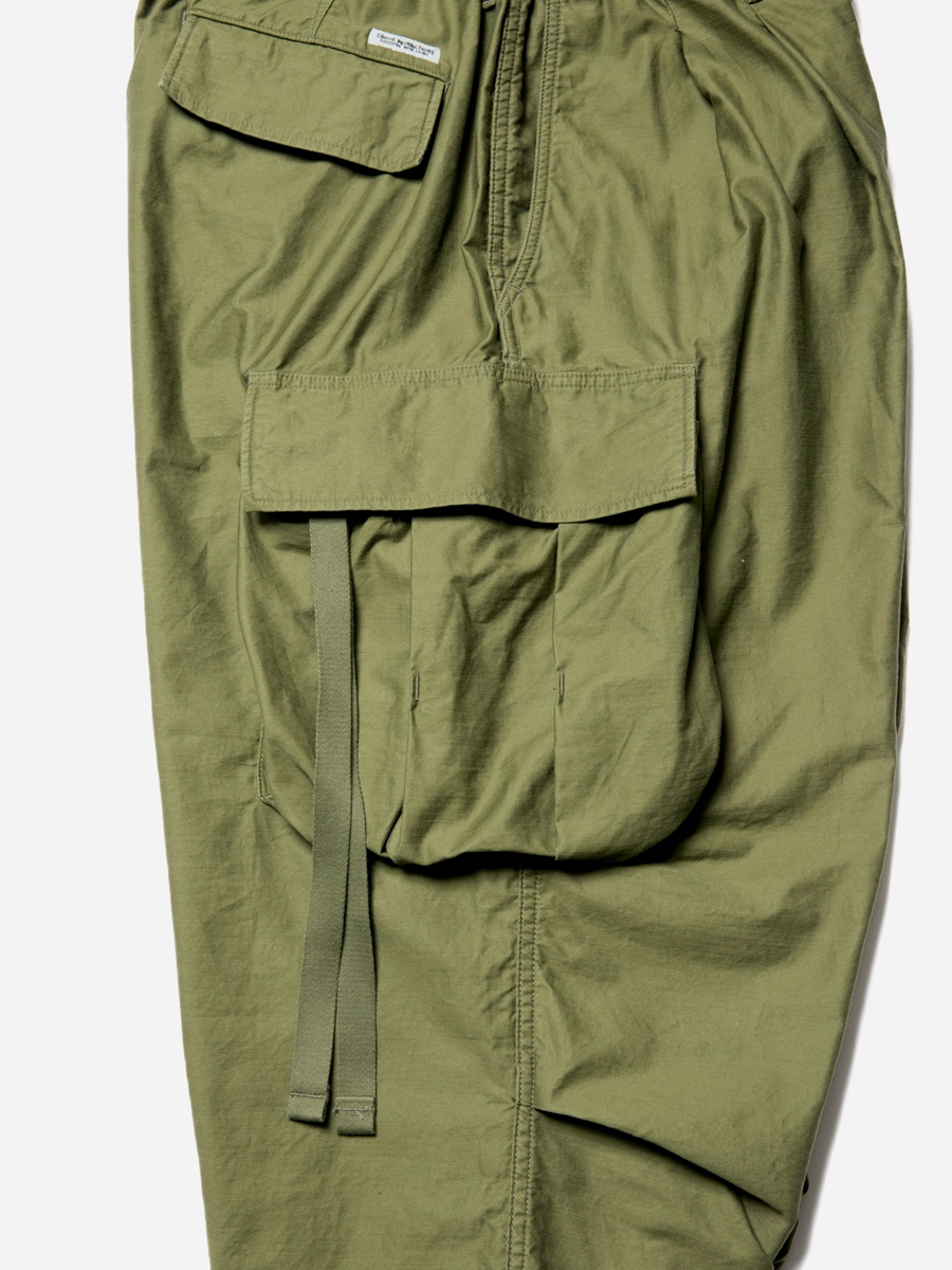 COOTIE/Back Satin Error Fit Cargo Easy Pants(オリーブ)[エラー COOTIE/Back Satin Error Fit Cargo Easy Pants(オリーブ)[エラー