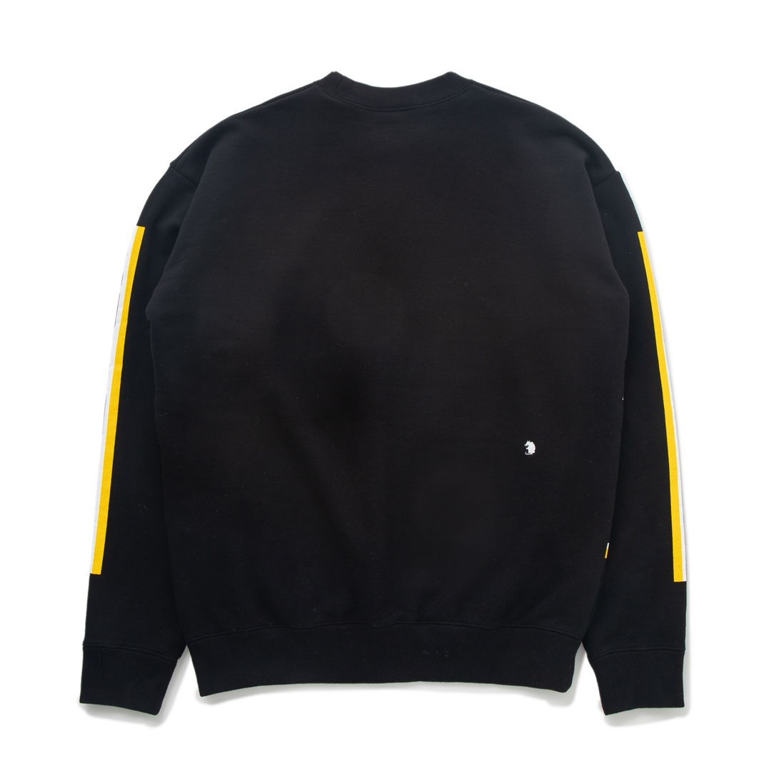 RATS/RACING SWEAT（ブラック）［クルーネックスウェット-21春夏］ - JONAS