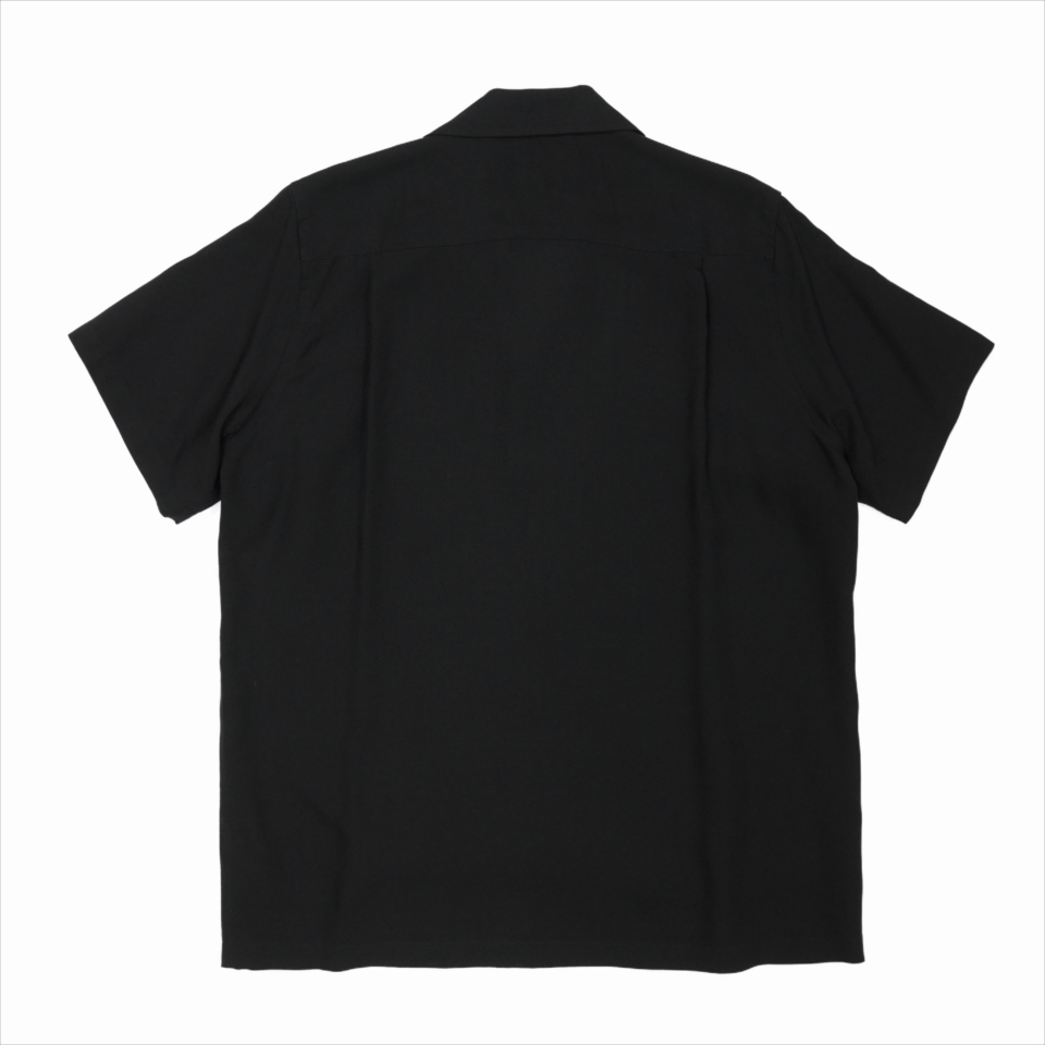 WACKO MARIA/50'S SHIRT S/S（TYPE-1）（ブラック）[50'Sシャツ-21春夏] - JONAS