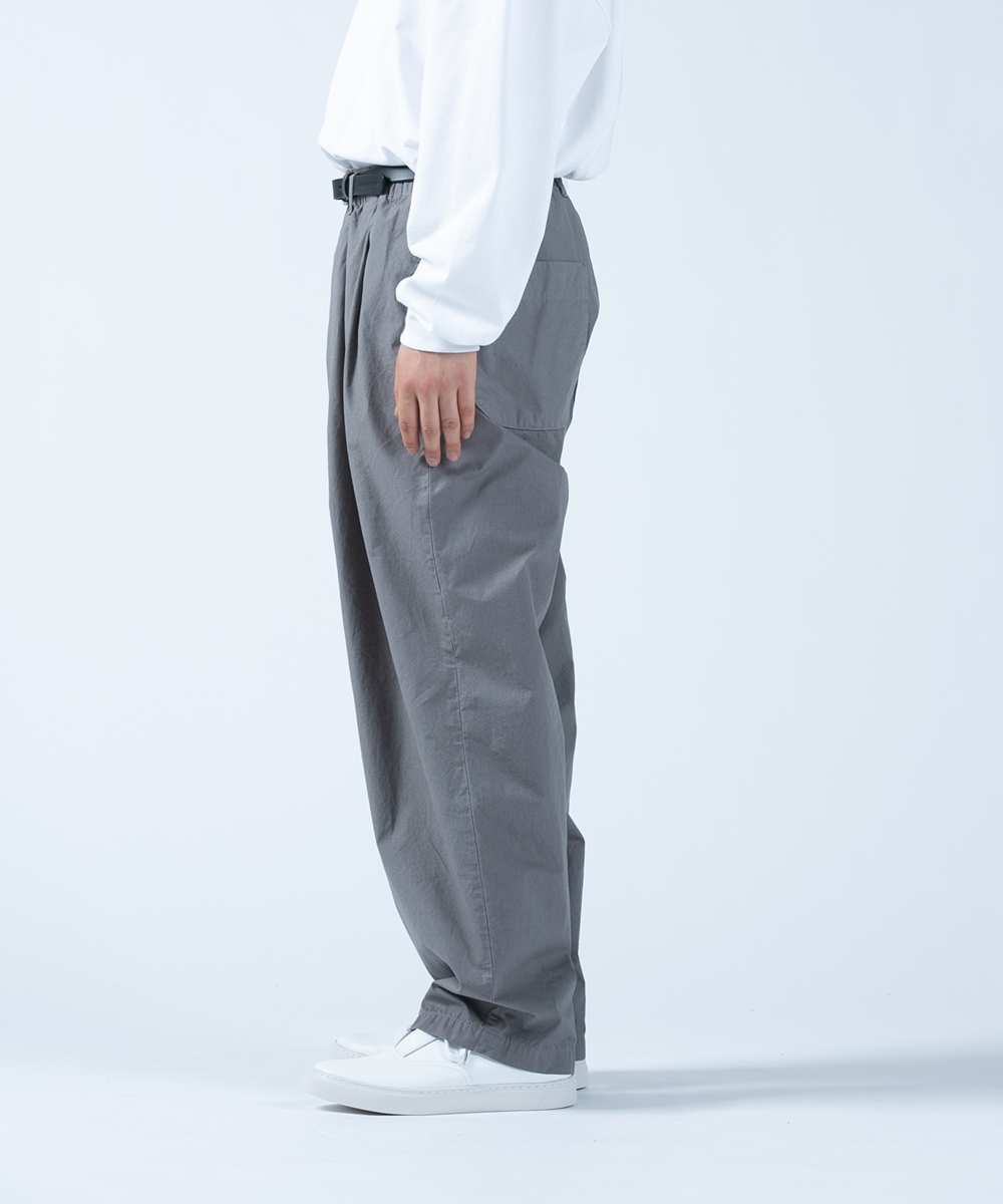COOTIE/Garment Dyed 2 Tuck Easy Pants（グレー）［2タックイージー 