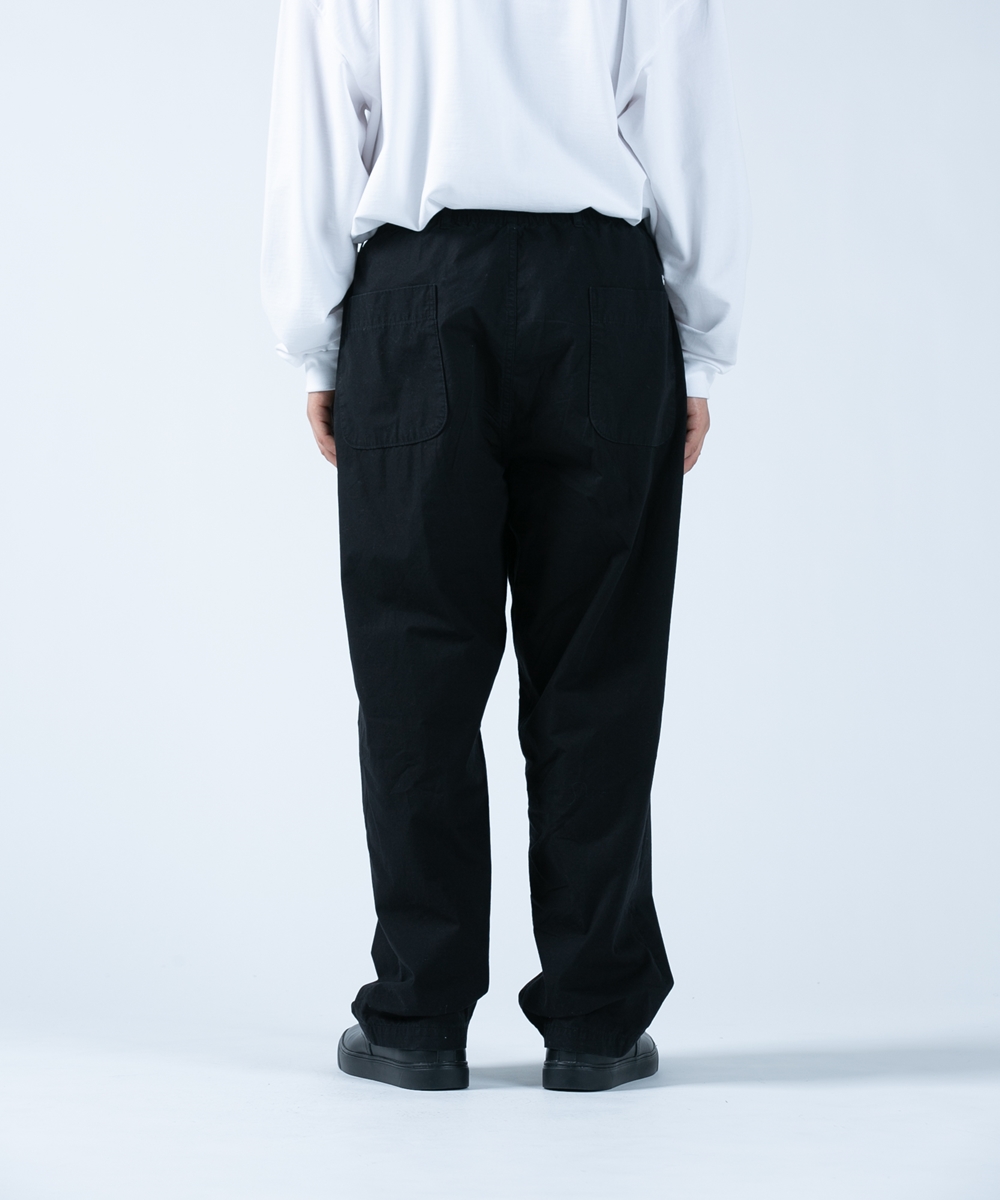 COOTIE/Garment Dyed 2 Tuck Easy Pants（ブラック）［2タックイージー 