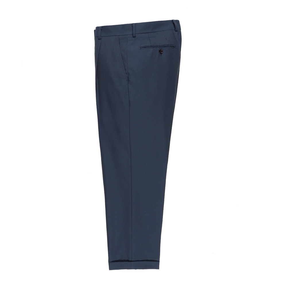 WACKO MARIA/PLEATED TROUSERS(TYPE-2)(ネイビー)[ワンタック WACKO MARIA/PLEATED TROUSERS(TYPE-2)(ネイビー)[ワンタック