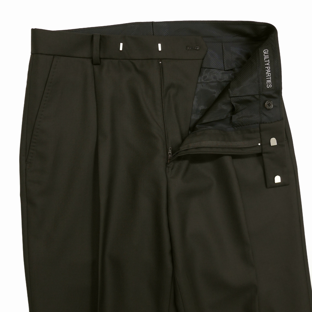 WACKO MARIA/PLEATED TROUSERS（TYPE-2）（ブラウン）［ワンタック 