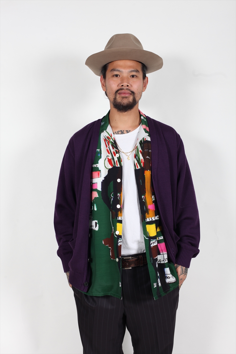 WACKO MARIA/PLEATED TROUSERS(TYPE-2)(パープル)[ワンタック WACKO MARIA/PLEATED TROUSERS(TYPE-2)(パープル)[ワンタック