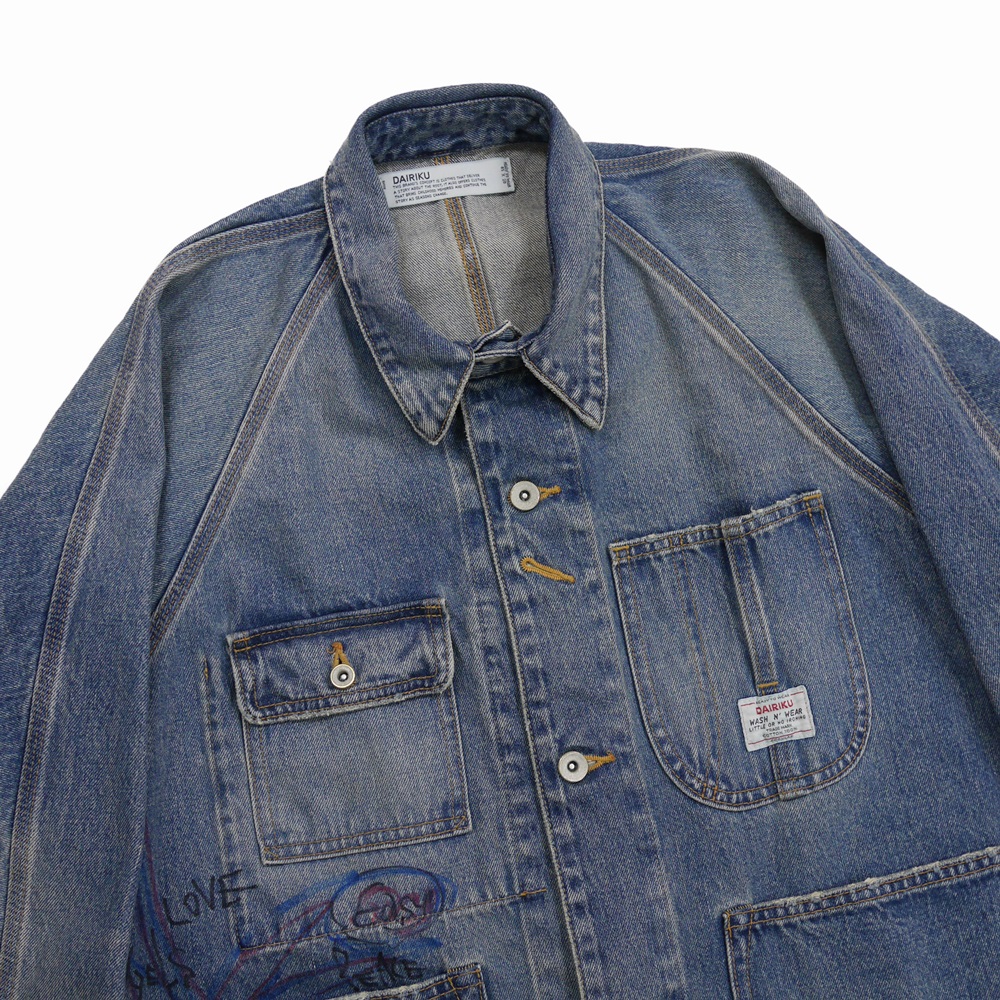 DAIRIKU デニムカバーオール22aw | www.vivendum.es