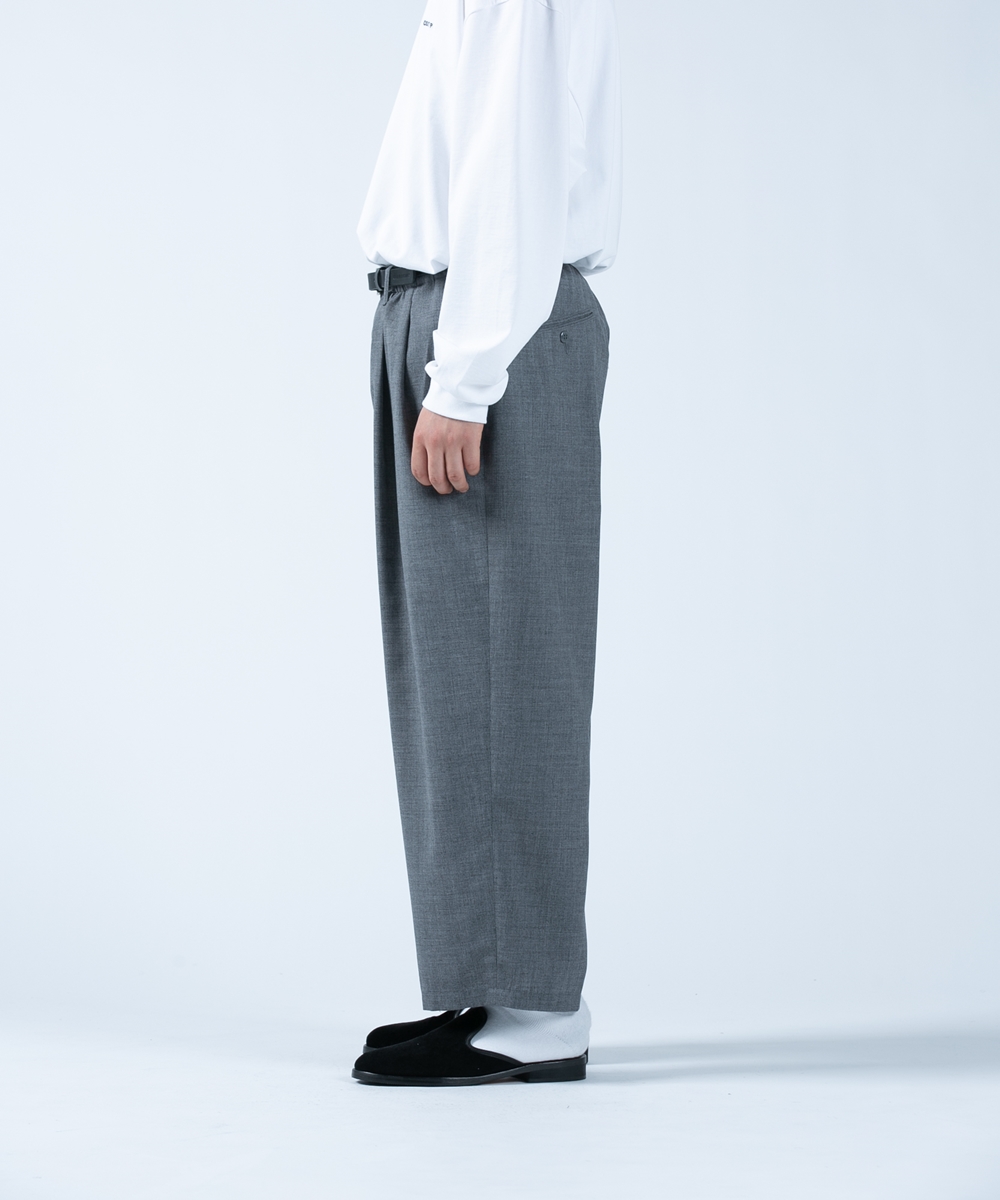 COOTIE/T/W 2 Tuck Easy Pants（アッシュグレー）［T/W 2タック 