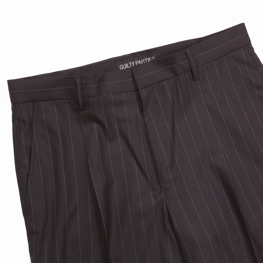 WACKO MARIA/PLEATED SHORT TROUSERS（パープル）[ワンタックスラックスショーツ-21春夏] - JONAS