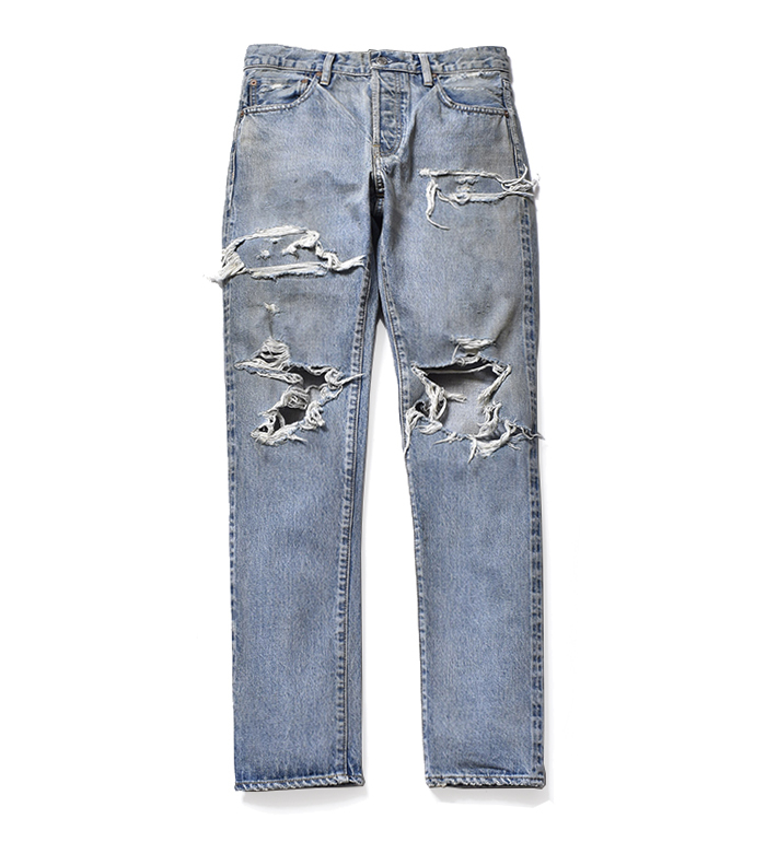 MINEDENIM/CDL×MINEDENIM Grunge Slim Straight 5pocket（ユーズド 