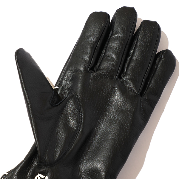 CHALLENGER/BANDANA LEATHER GLOVE（ブラック）［バンダナレザー