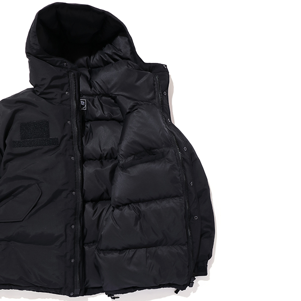 CHALLENGER/MODS DOWN JACKET（ブラック）［モッズダウンJKT-21秋冬