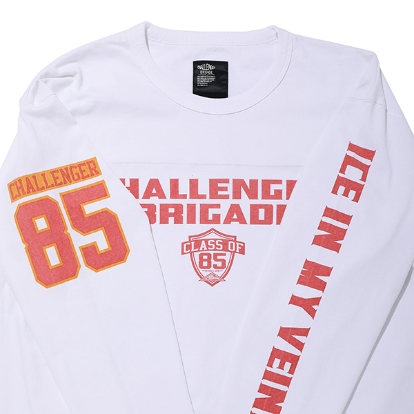 CHALLENGER/HEAVY WEIGHT BRIGADE TEE（ホワイト）［ヘビーウエイト