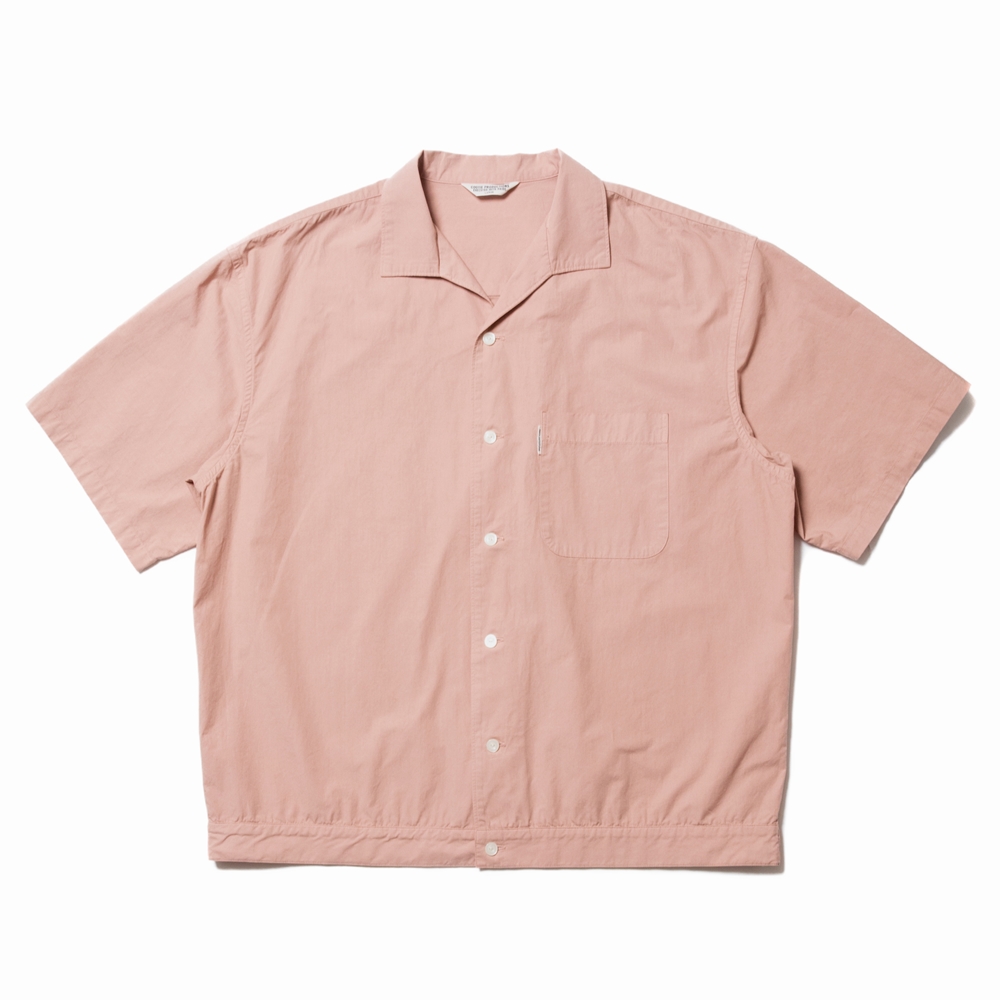 COOTIE/Garment Dyed C/L Open-Neck S/S Shirt（ピンク）[オープンカラーシャツ-21春夏] - JONAS