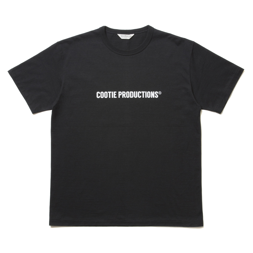 COOTIE PRODUCTIONS/Print S/S Tee（COOTIE LOGO）（ブラック