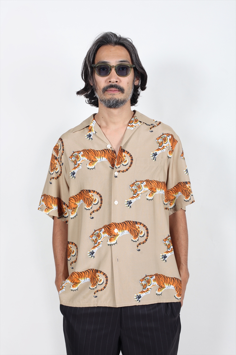 WACKO MARIA TIM LEHI / HAWAIIAN SHIRT グリ