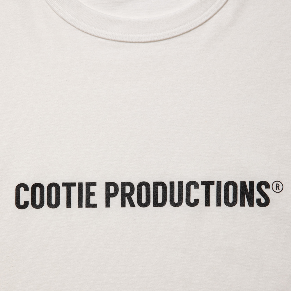 COOTIE/Print Oversized S/S Tee（COOTIE LOGO）（オフホワイト 