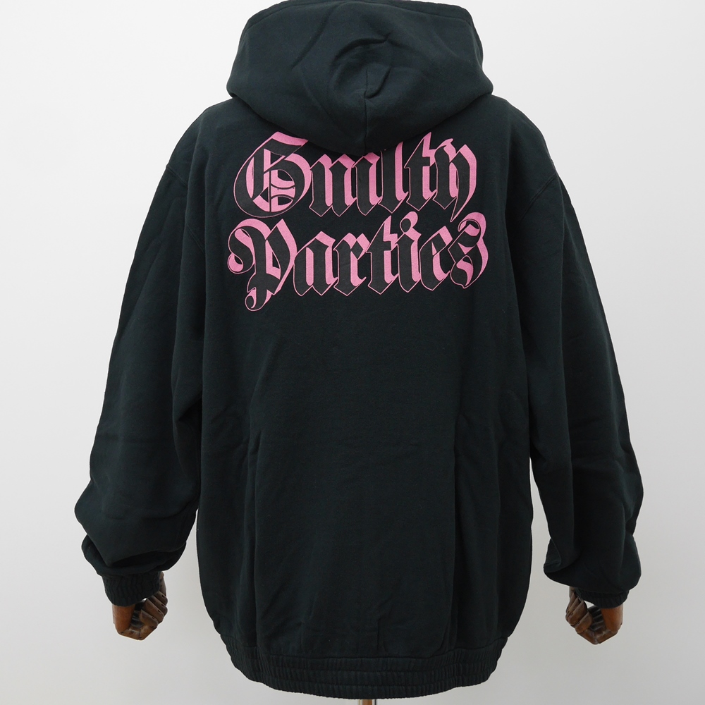 WACKO MARIA/FULL ZIP HOODED SWEAT SHIRT（ブラック）［ジップアップ 