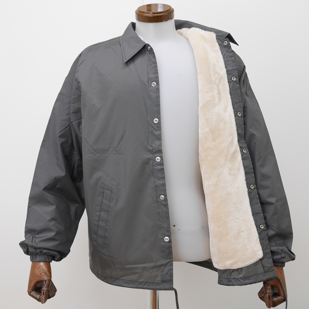 WACKO MARIA/BOA COACH JACKET（TYPE-2）（グレー）［ボアコーチJKT-21 ...