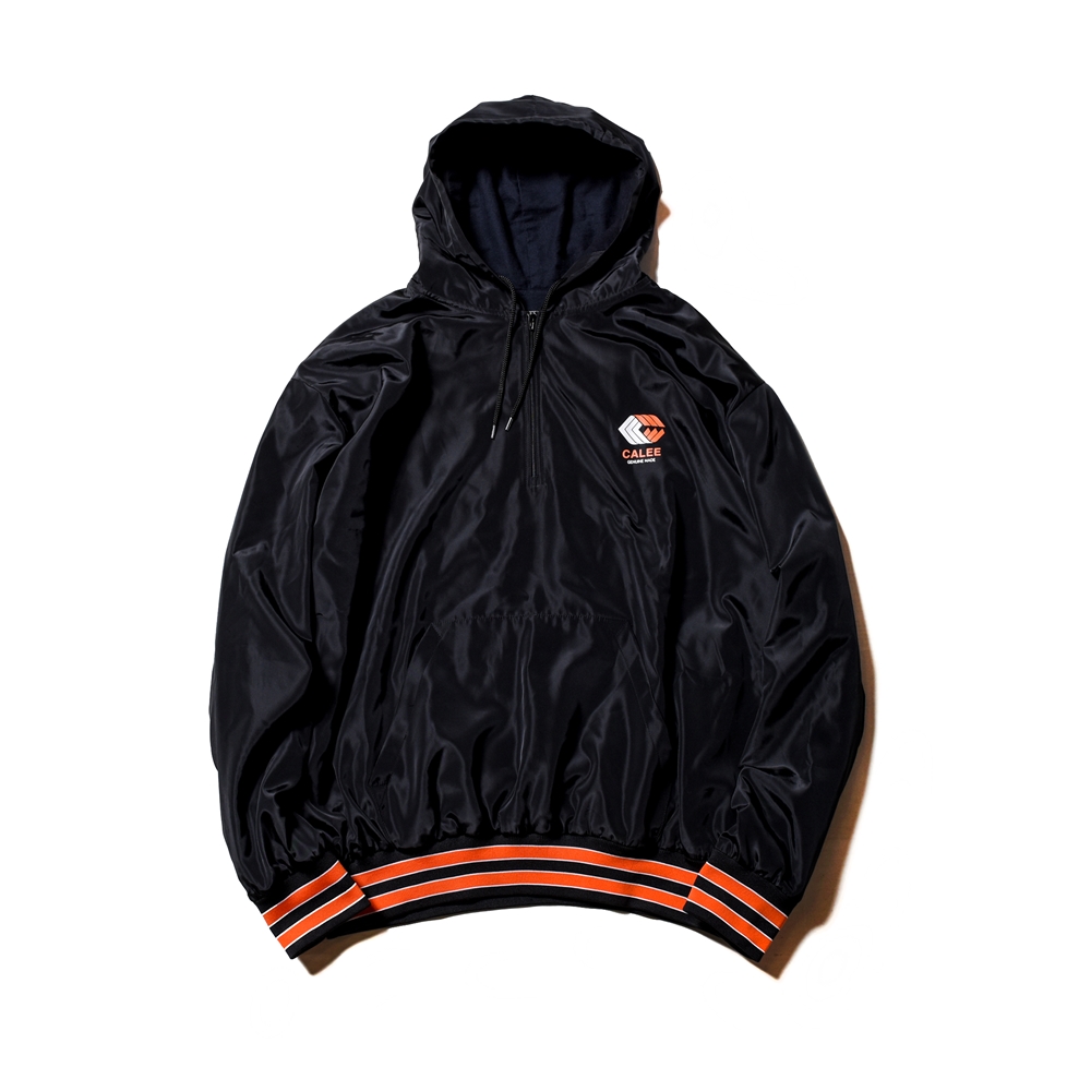 CALEE/Calee logo half zip parka & Utility pants（ブラック 