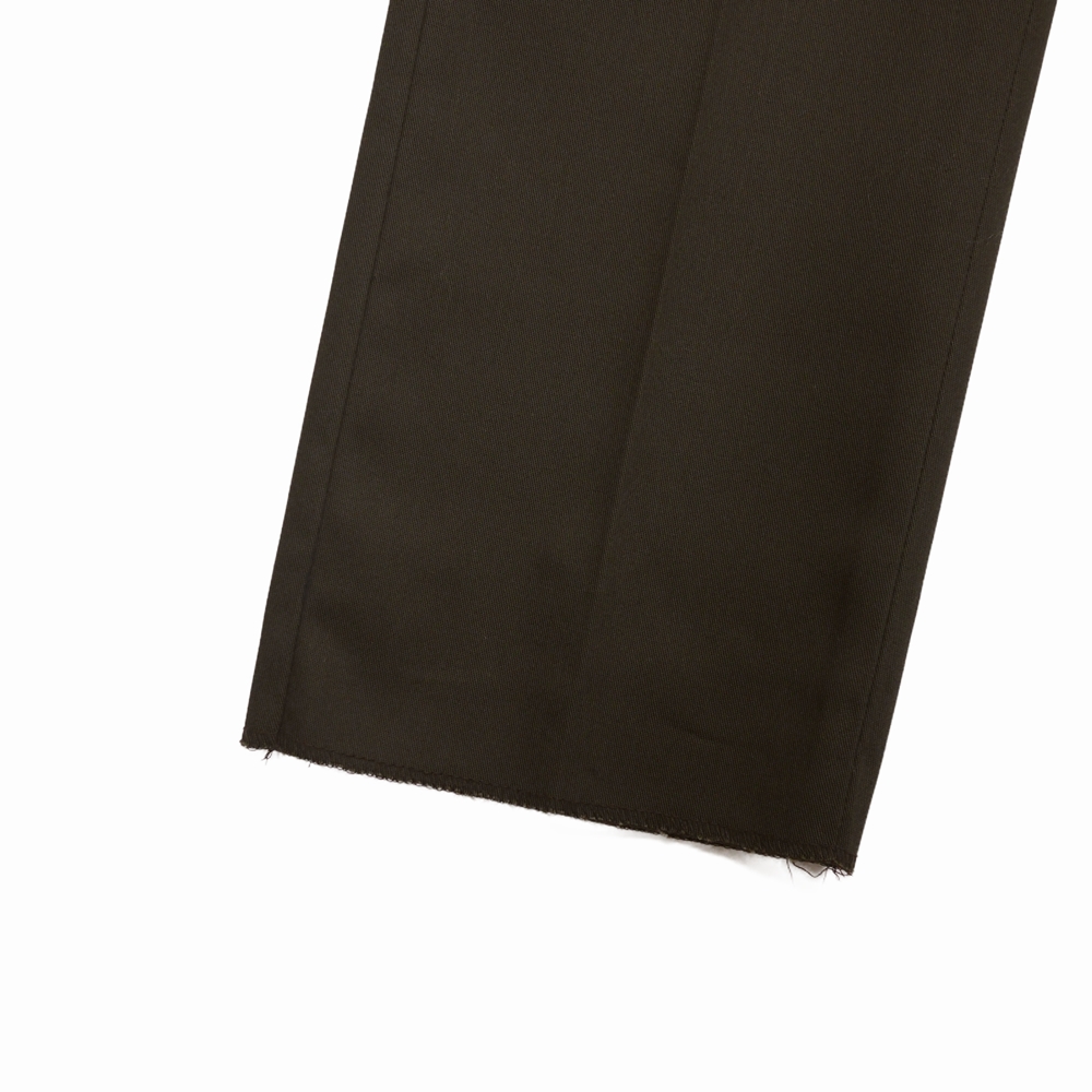 生産完了商品 ワコマリア pleated trousers ダークブラウン - 通販
