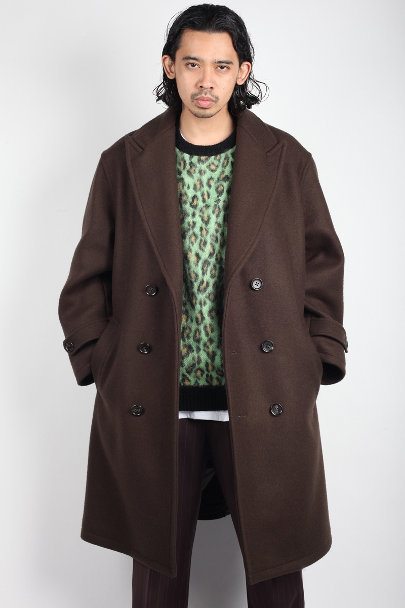 WACKO MARIA/LEOPARD MOHAIR KNIT JACQUARD SWEATER(TYPE-1