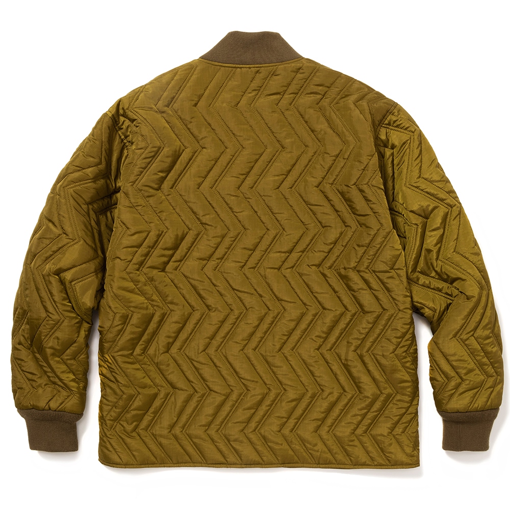 CALEE/Ripstop nylon quilting jacket（カーキ） 【40%OFFF】[ナイロンキルティングJKT-21秋冬] - JONAS