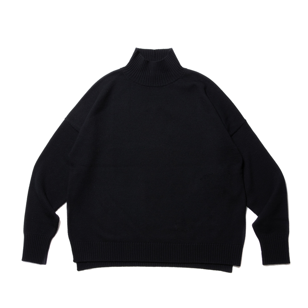 COOTIE PRODUCTIONS/Wool High Neck Sweater（ブラック）[ウールハイネックセーター-21秋冬] - JONAS