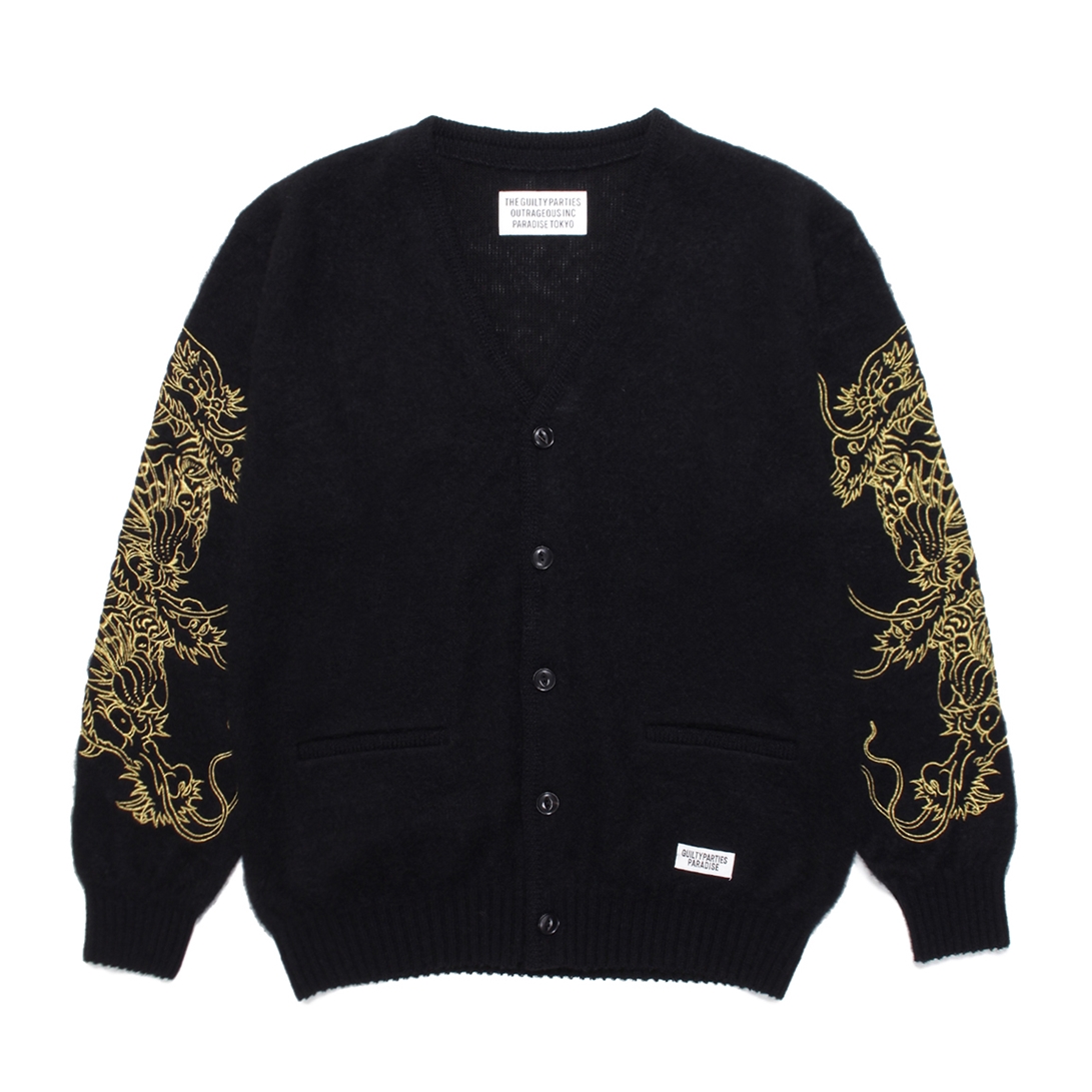 Wacko Maria × tim lehi mohair cardigan | labiela.com