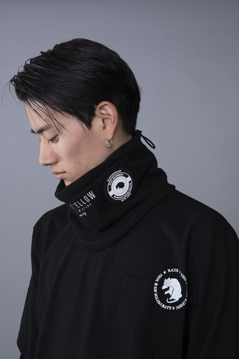RATS/NECK WARMER（ブラック）［ネックウォーマー-21秋冬］ - JONAS