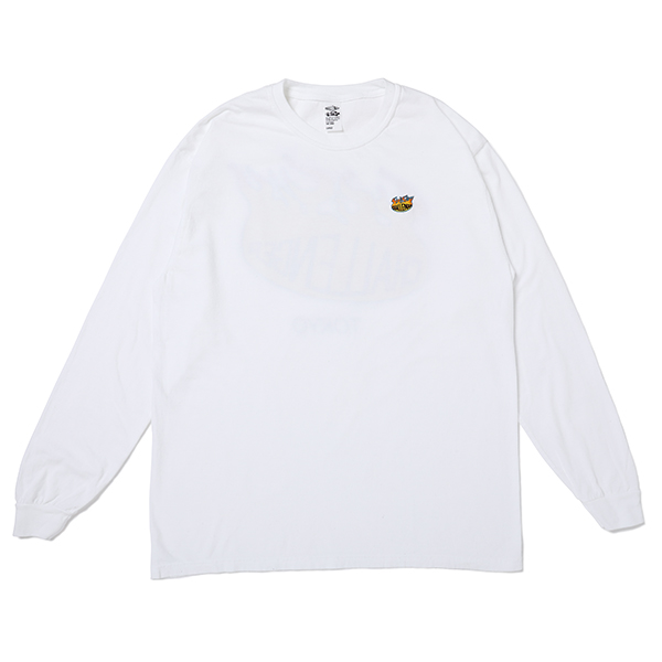 CHALLENGER/L/S FIREBALL TEE（ブラック）［刺繍 プリント長袖T-21秋冬 