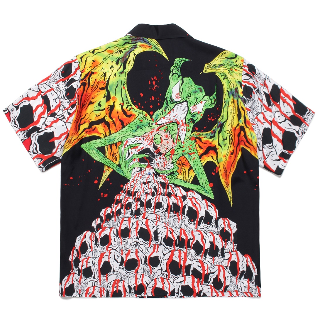 WACKO MARIA/NECKFACE / HAWAIIAN SHIRT(TYPE-1)(ブラック WACKO MARIA/NECKFACE / HAWAIIAN SHIRT(TYPE-1)(ブラック
