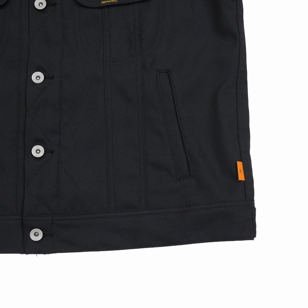DAIRIKU/Regular Polyester Vest（ブラック）［ポリエステルベスト-22 