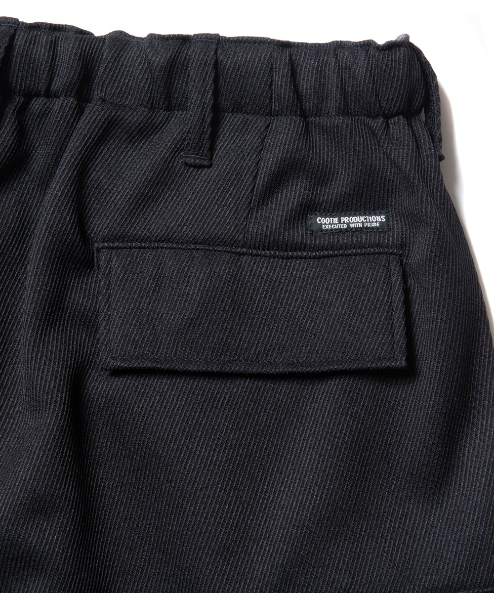 COOTIE PRODUCTIONS/Polyester Kersey Error Fit Cargo Easy Pants 