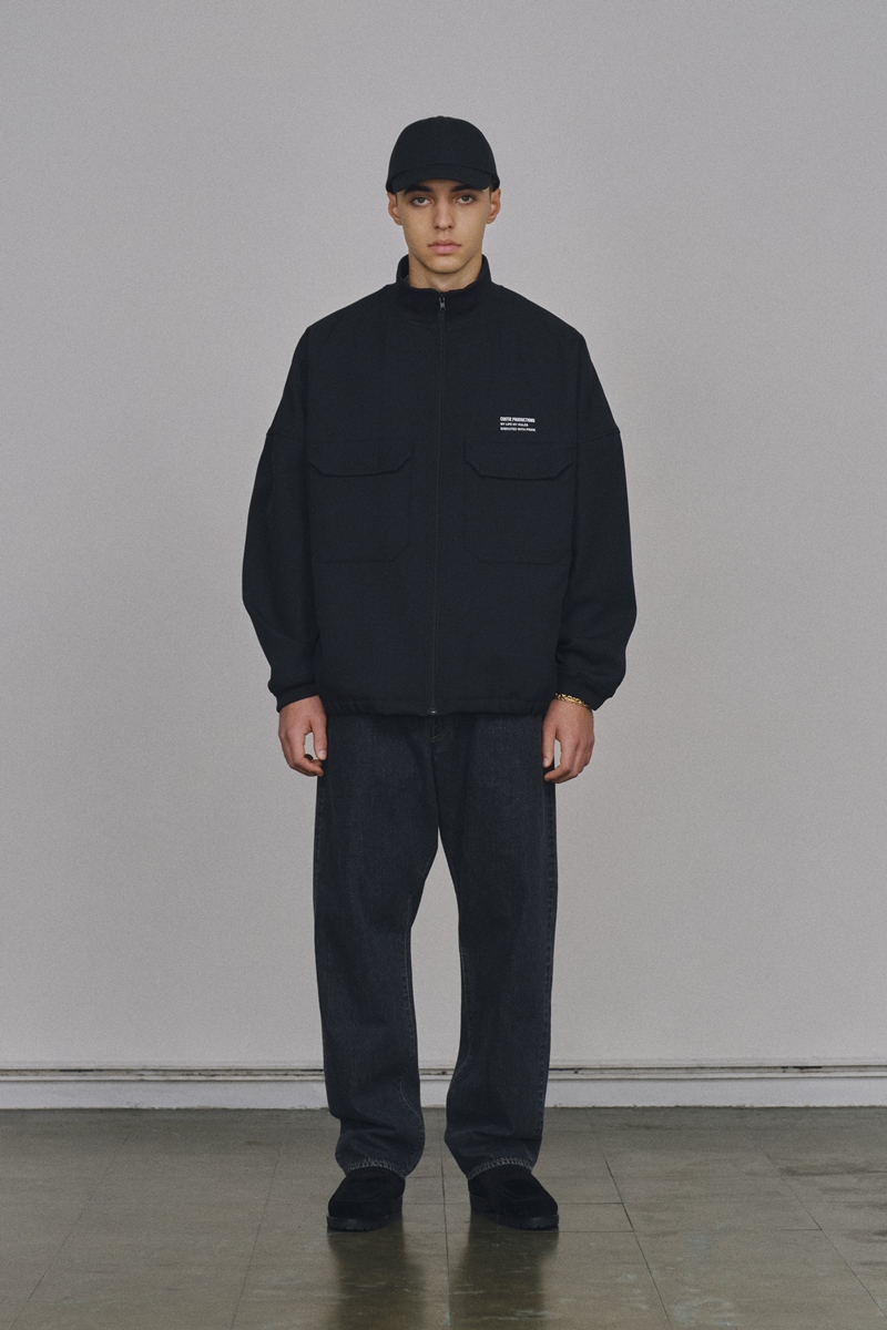 COOTIE PRODUCTIONS/Poyester Twill Track Jacket（ブラック 