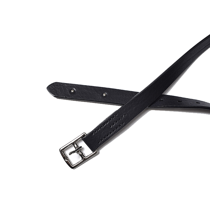 MINEDENIM/Leather Belt（ブラック）［レザーベルト-22春夏］ - JONAS