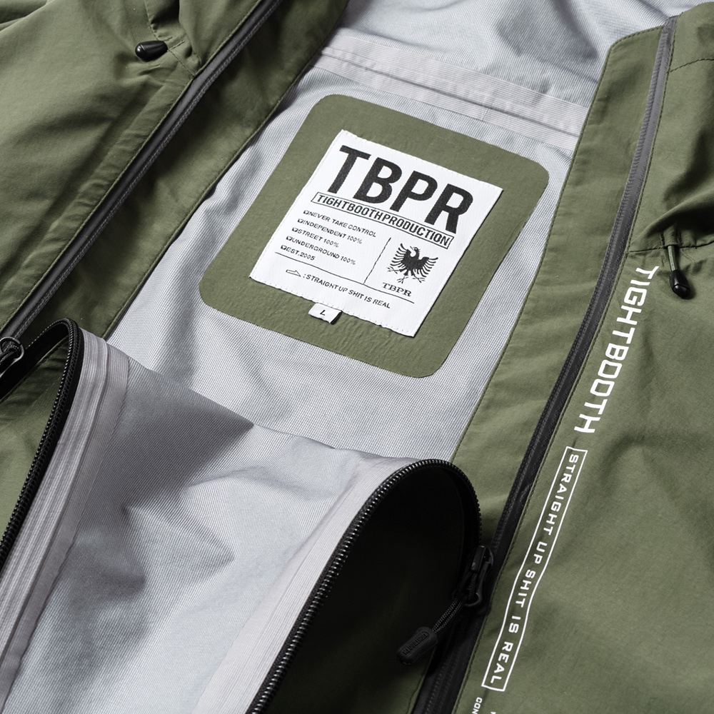 即完売!TIGHTBOOTH 3 LAYER ANORAK オリーブ Lサイズ coffeebar.az