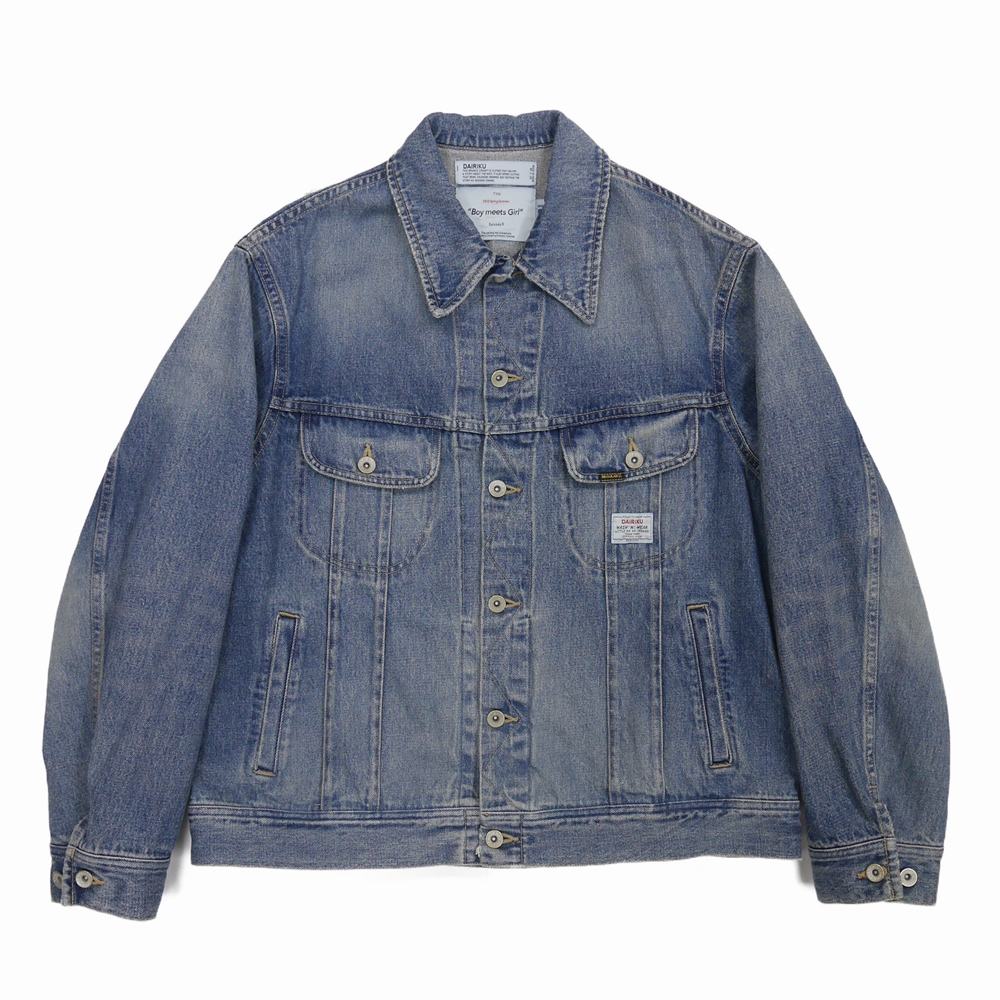 DAIRIKU/Damage Denim jacket（インディゴ）［デニムJKT-22春夏］ - JONAS