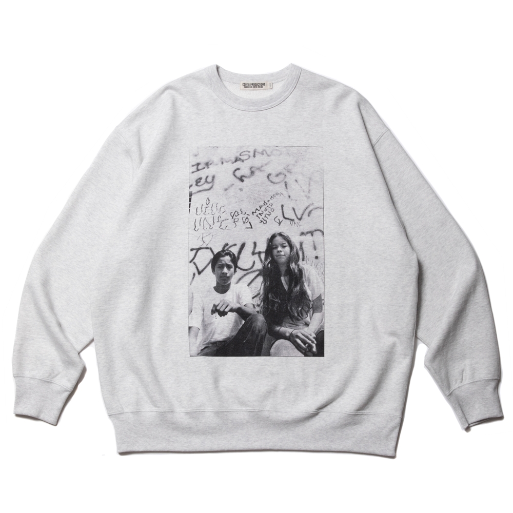 COOTIE PRODUCTIONS/Print Crewneck Sweatshirt-1（×VARRIO 