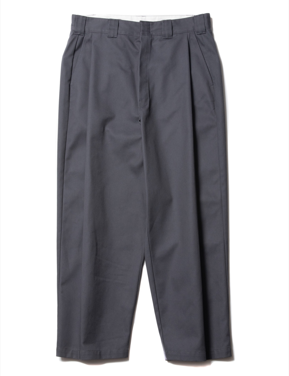 COOTIE PRODUCTIONS/Raza 1 Tuck Trousers（×Dickies）（グレー）［T/C 