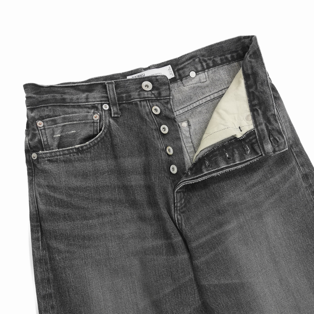 DAIRIKU 22ss ブラックデニム ストレートw31-