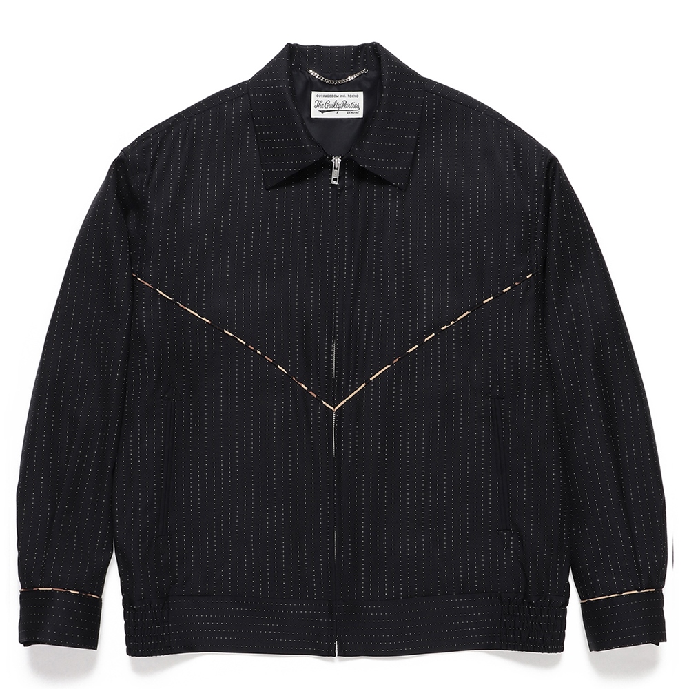 WACKO MARIA/GRITTER STRIPE WESTERN JACKET（IMPORT FABRIC 