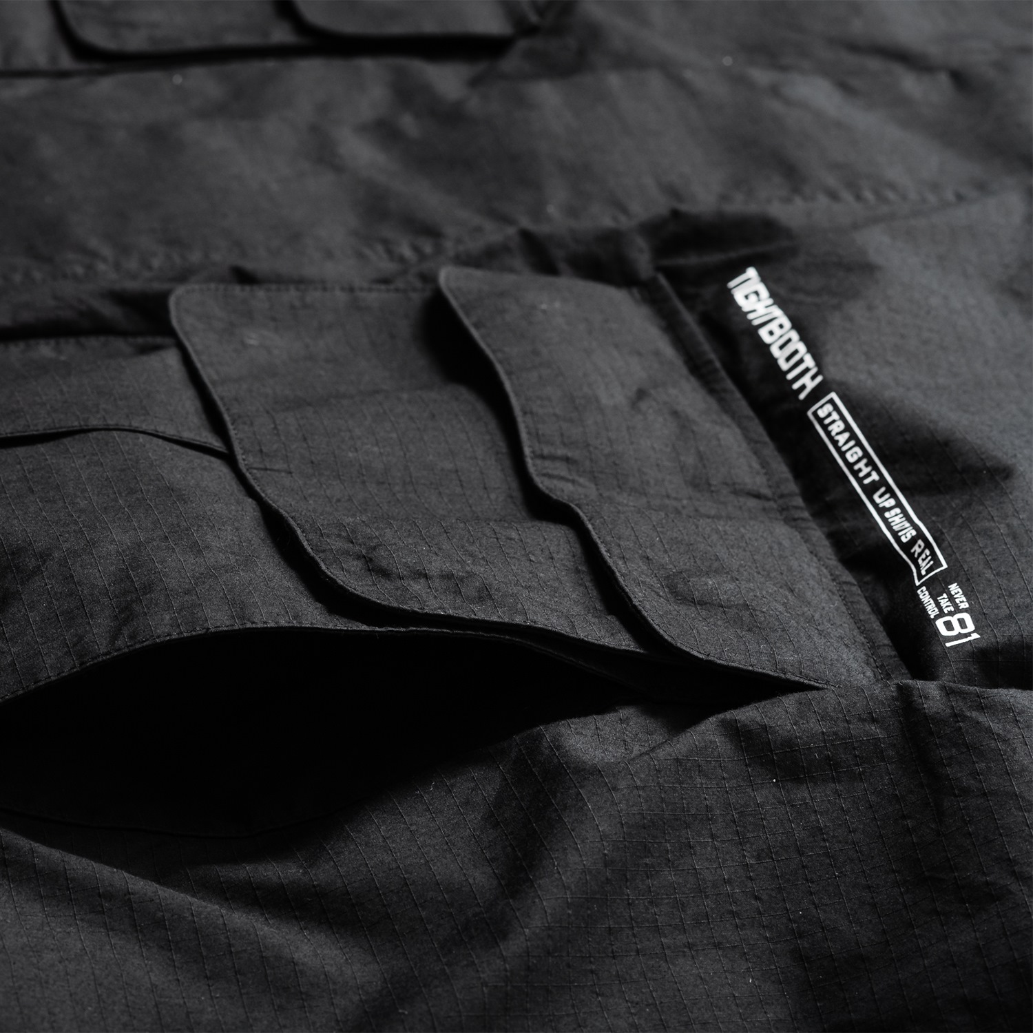 TIGHTBOOTH/EMPIRE BIG COAT（ブラック）［ビッグコート-22春夏］ - JONAS