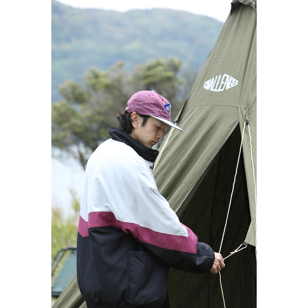 CHALLENGER/NYLON RUNNER JACKET(BLACK)[ナイロンランナーJKT-22