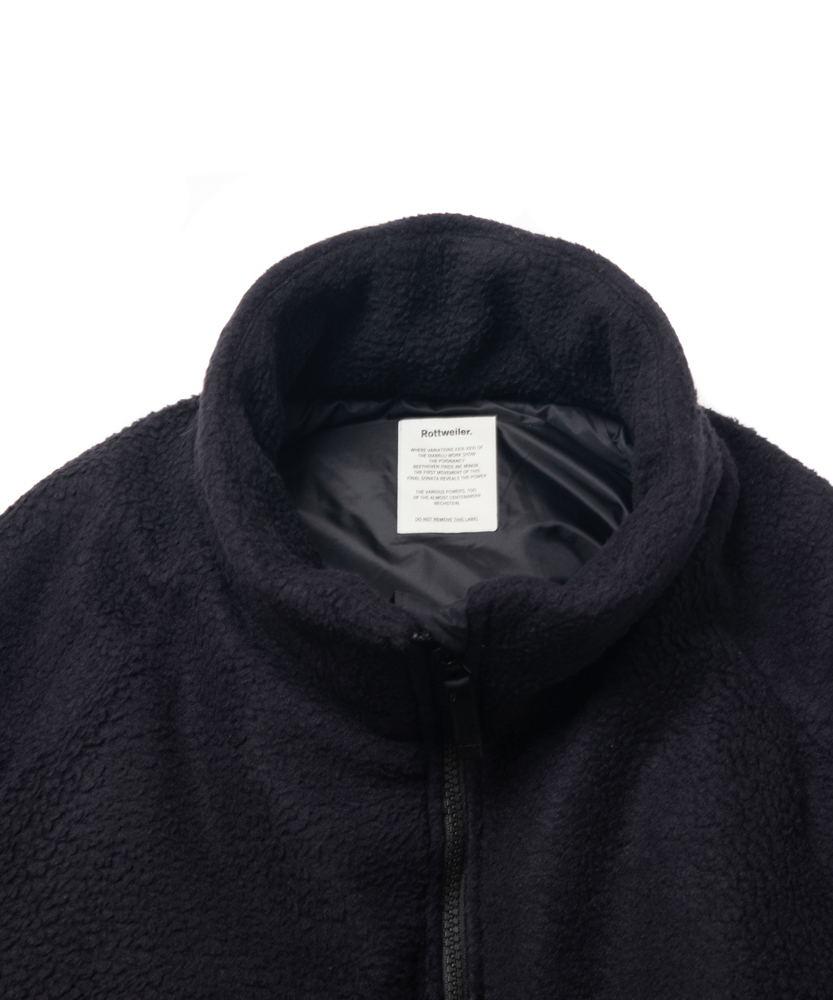 ROTTWEILER/FLEECE JACKET（BLACK） 【30OFF】[フリースJKT22秋冬] JONAS